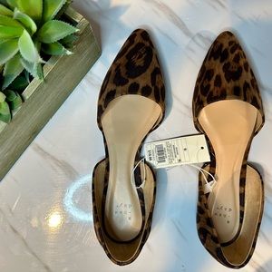 A New Day Leopard Flats- NWT